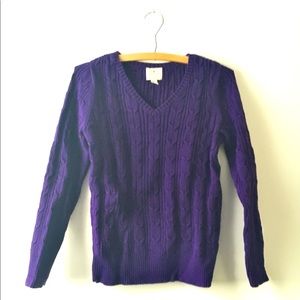 NWOT Royal Purple Sweater